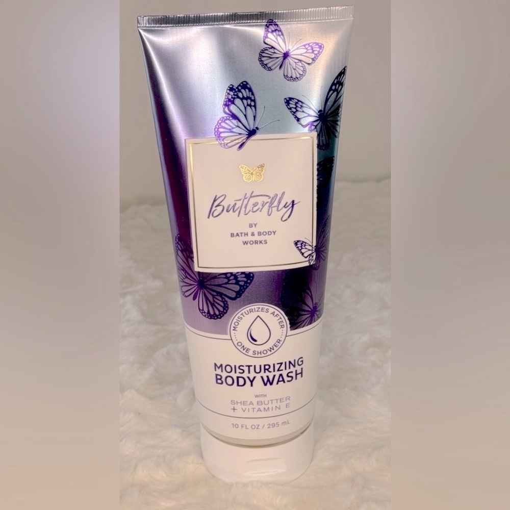 Bath & Body Works Butterfly Moisturizing Wash, w/shea butter & vitamin E, 10oz